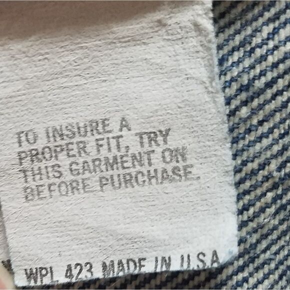 VINTAGE Levi's 506 Mid Wash Denim Trucker Jacket L - Picture 15 of 15